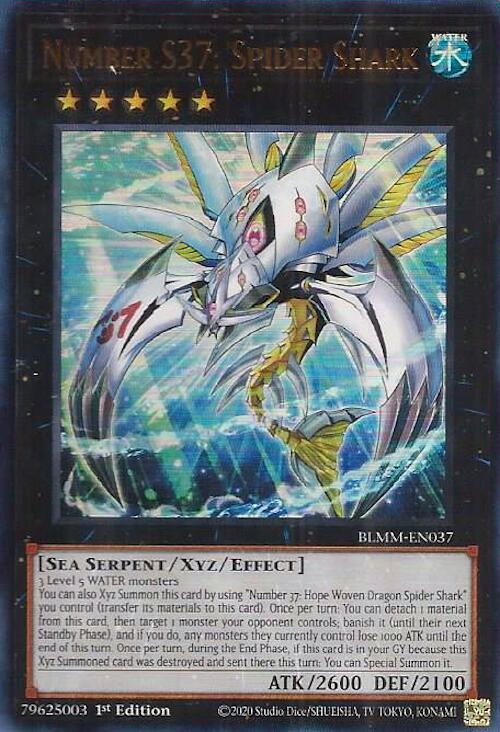 Number S37: Spider Shark [BLMM-EN037] Ultra Rare | Clutch Gaming