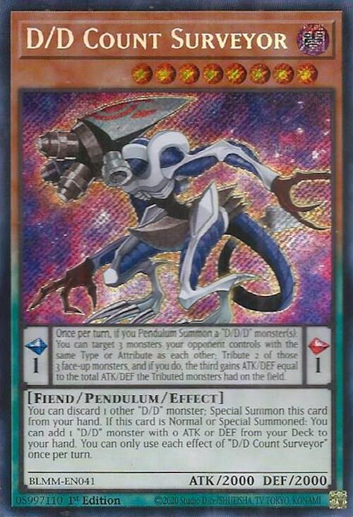 D/D Count Surveyor [BLMM-EN041] Secret Rare | Clutch Gaming