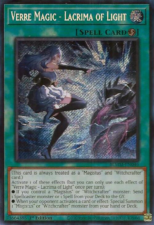 Verre Magic - Lacrima of Light [BLMM-EN046] Secret Rare | Clutch Gaming