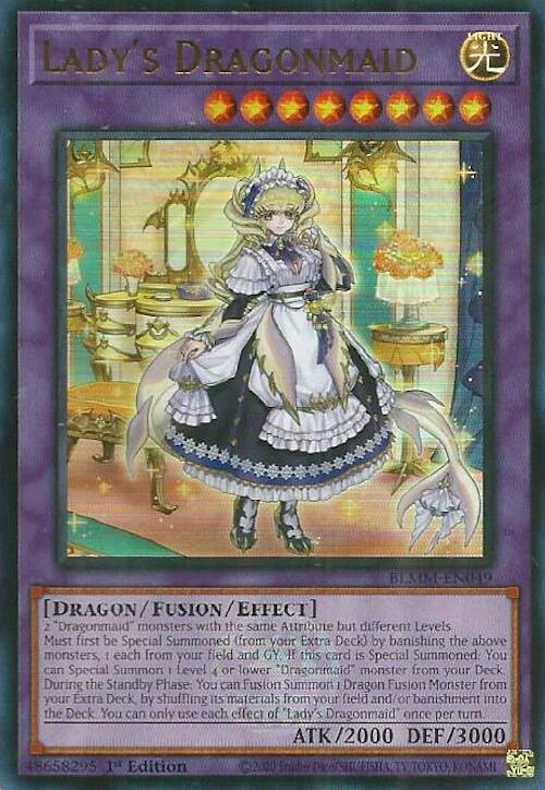 Lady's Dragonmaid [BLMM-EN049] Ultra Rare | Clutch Gaming