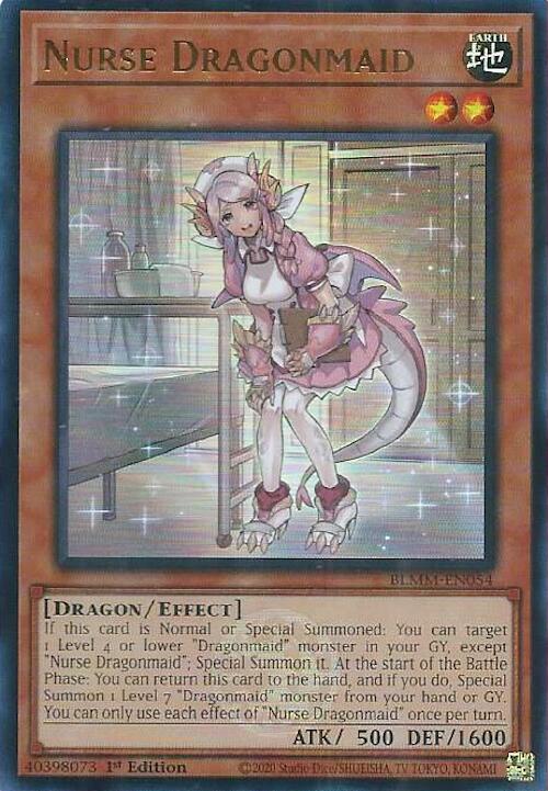 Nurse Dragonmaid [BLMM-EN054] Ultra Rare | Clutch Gaming