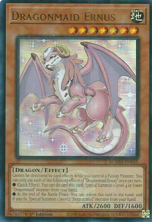 Dragonmaid Ernus [BLMM-EN055] Ultra Rare | Clutch Gaming