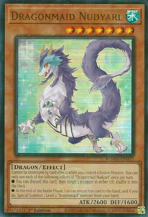 Dragonmaid Nudyarl [BLMM-EN057] Ultra Rare | Clutch Gaming