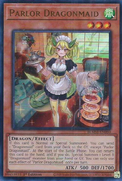 Parlor Dragonmaid [BLMM-EN060] Ultra Rare | Clutch Gaming
