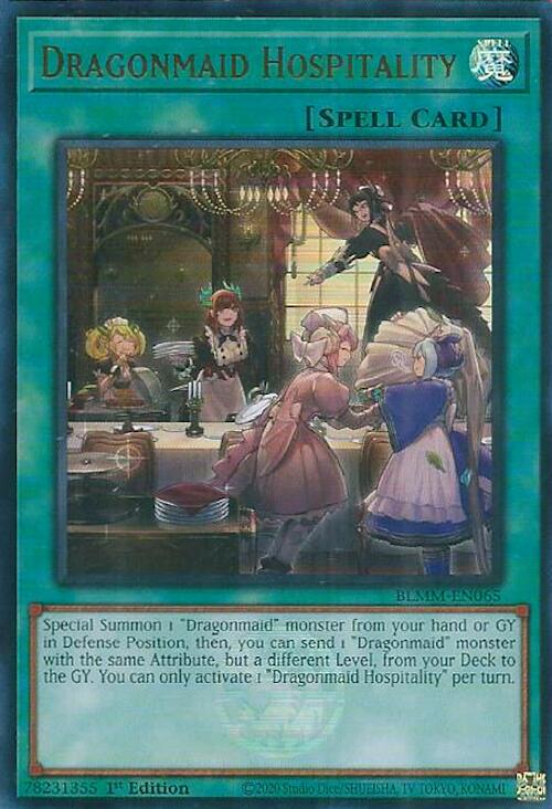 Dragonmaid Hospitality [BLMM-EN065] Ultra Rare | Clutch Gaming