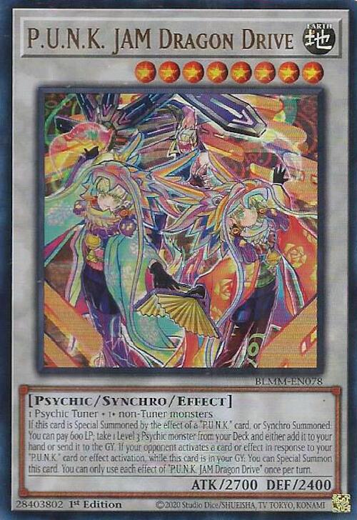 P.U.N.K. JAM Dragon Drive [BLMM-EN078] Ultra Rare | Clutch Gaming