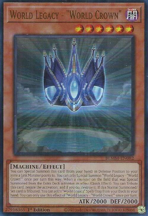 World Legacy - "World Crown" [BLMM-EN082] Ultra Rare | Clutch Gaming