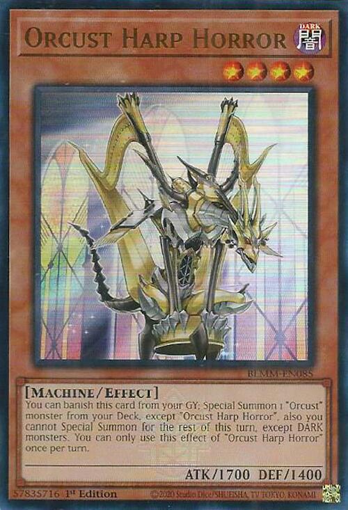 Orcust Harp Horror [BLMM-EN085] Ultra Rare | Clutch Gaming