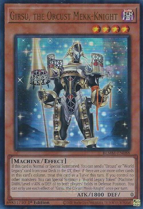 Girsu, the Orcust Mekk-Knight [BLMM-EN088] Ultra Rare | Clutch Gaming