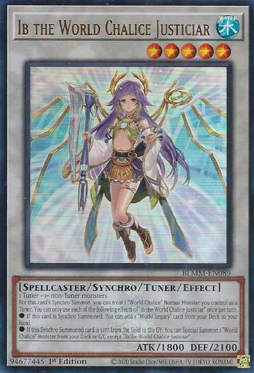Ib the World Chalice Justiciar [BLMM-EN089] Ultra Rare | Clutch Gaming