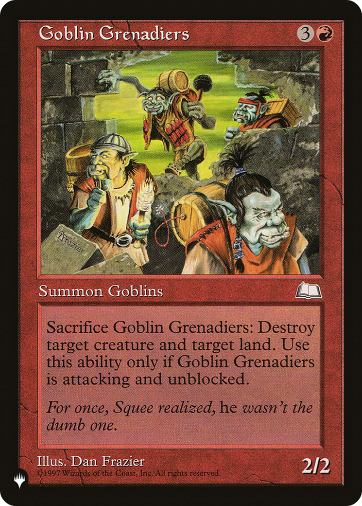 Goblin Grenadiers [The List Reprints] | Clutch Gaming