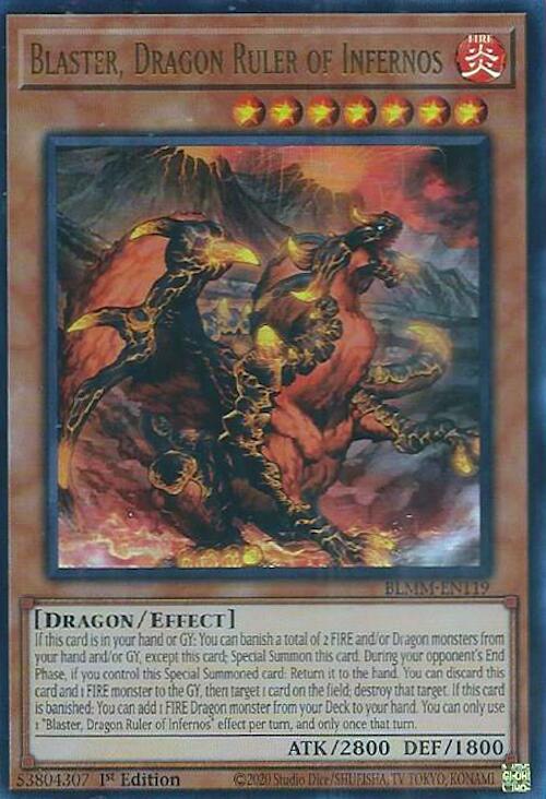 Blaster, Dragon Ruler of Infernos [BLMM-EN119] Ultra Rare | Clutch Gaming