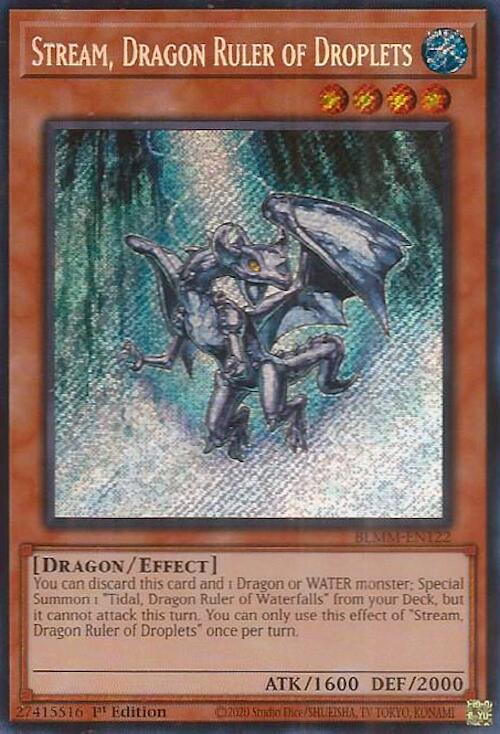 Stream, Dragon Ruler of Droplets [BLMM-EN122] Secret Rare | Clutch Gaming