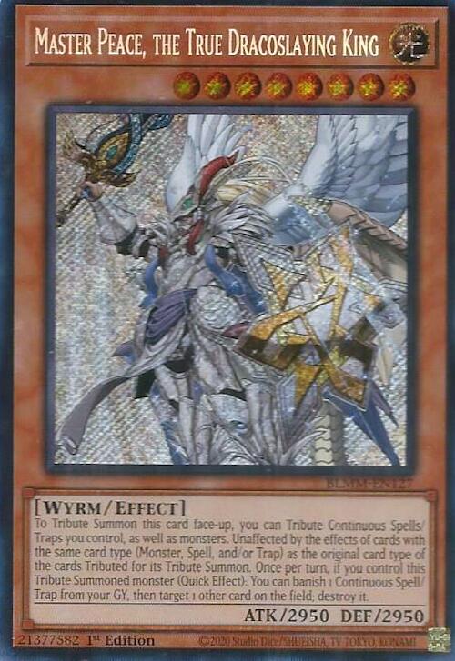 Master Peace, the True Dracoslaying King [BLMM-EN127] Secret Rare | Clutch Gaming
