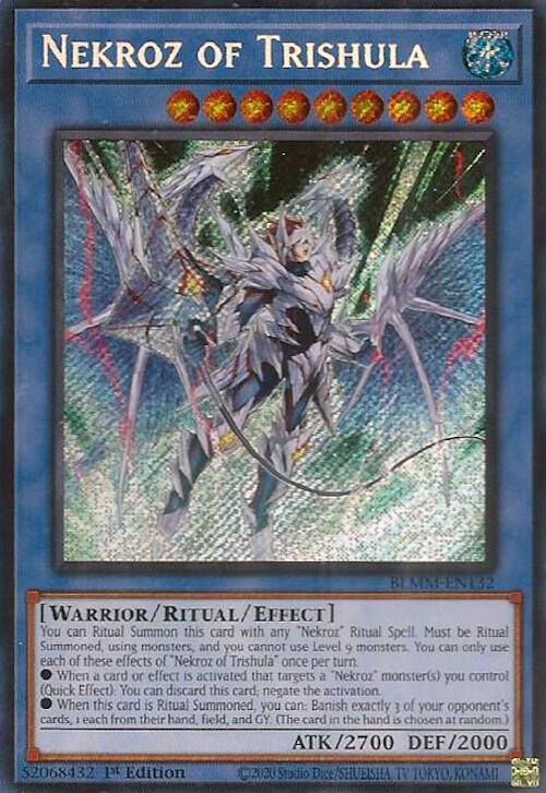 Nekroz of Trishula [BLMM-EN132] Secret Rare | Clutch Gaming