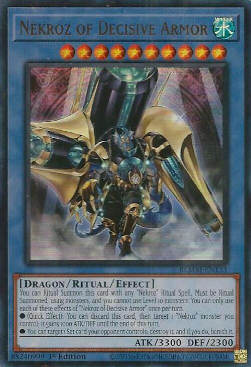Nekroz of Decisive Armor [BLMM-EN133] Ultra Rare | Clutch Gaming