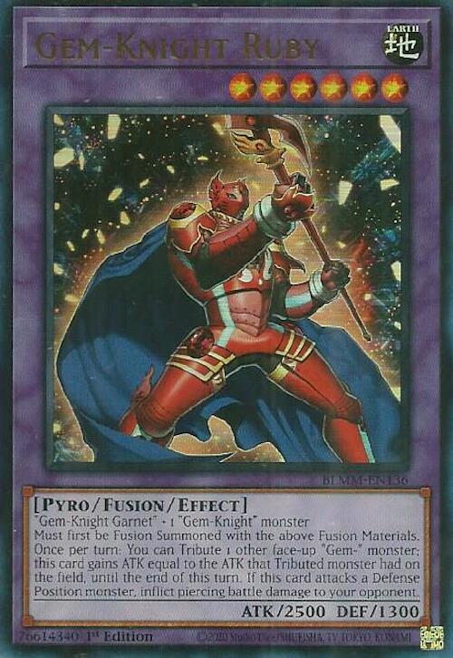 Gem-Knight Ruby [BLMM-EN136] Ultra Rare | Clutch Gaming