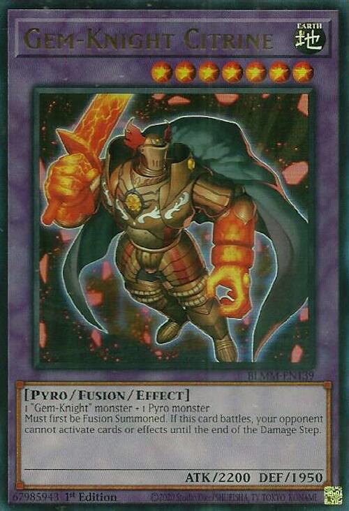 Gem-Knight Citrine [BLMM-EN139] Ultra Rare | Clutch Gaming
