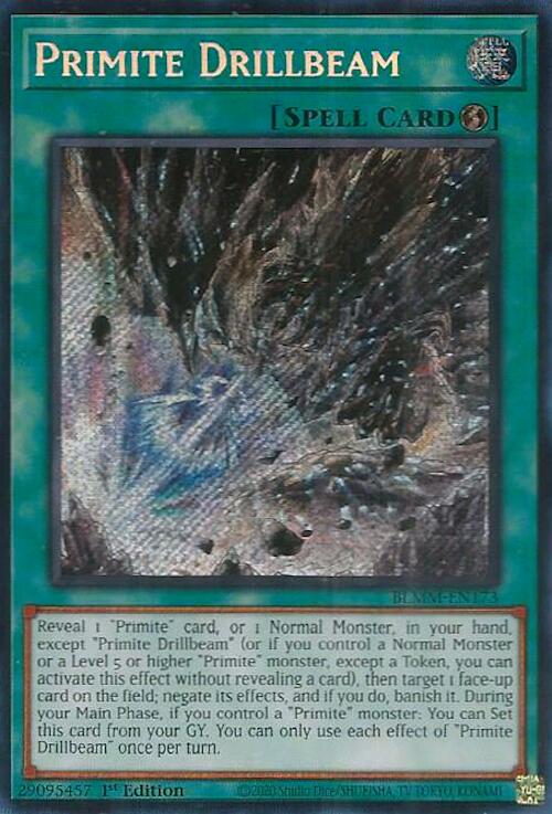 Primite Drillbeam [BLMM-EN173] Secret Rare | Clutch Gaming