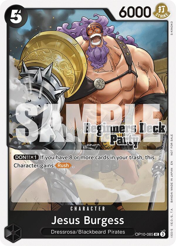 Jesus Burgess (ST-23 - ST-28 Beginners Deck Party) [Participation] [One Piece Promotion Cards] | Clutch Gaming
