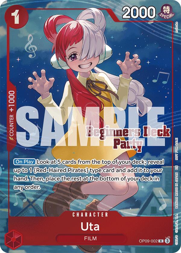 Uta (ST-23 - ST-28 Beginners Deck Party) [Winner] [One Piece Promotion Cards] | Clutch Gaming