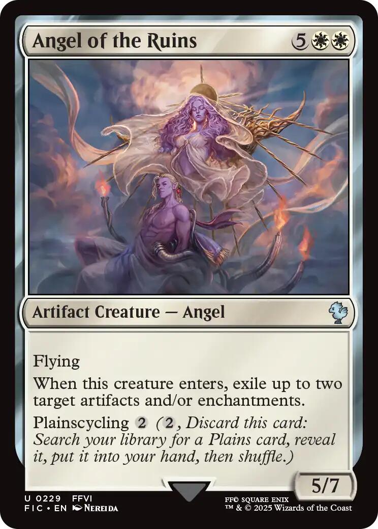 Angel of the Ruins (Surge Foil) [FINAL FANTASY Commander] | Clutch Gaming