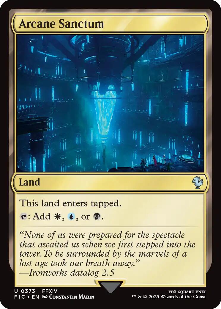 Arcane Sanctum (Surge Foil) [FINAL FANTASY Commander] | Clutch Gaming
