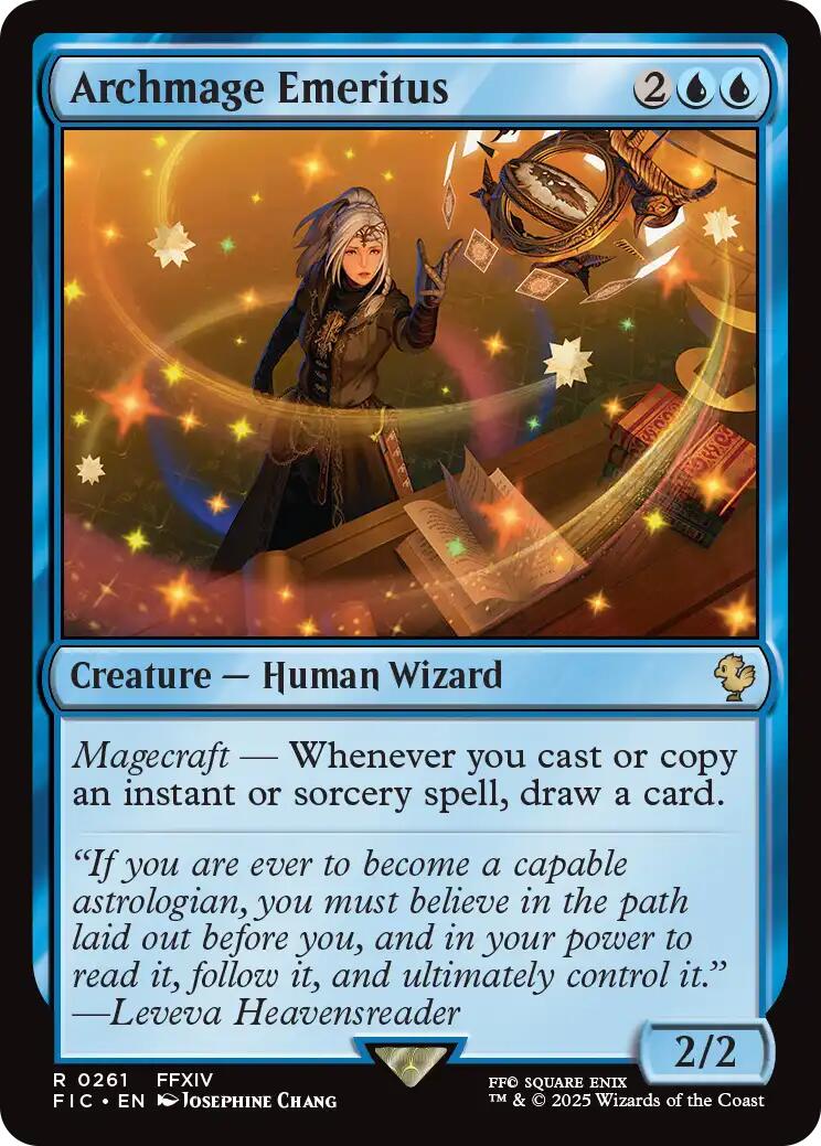 Archmage Emeritus (Surge Foil) [FINAL FANTASY Commander] | Clutch Gaming