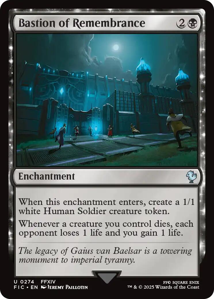 Bastion of Remembrance (Surge Foil) [FINAL FANTASY Commander] | Clutch Gaming