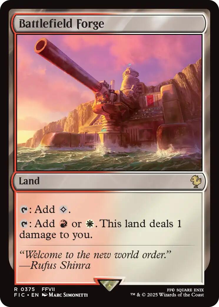 Battlefield Forge (Surge Foil) [FINAL FANTASY Commander] | Clutch Gaming