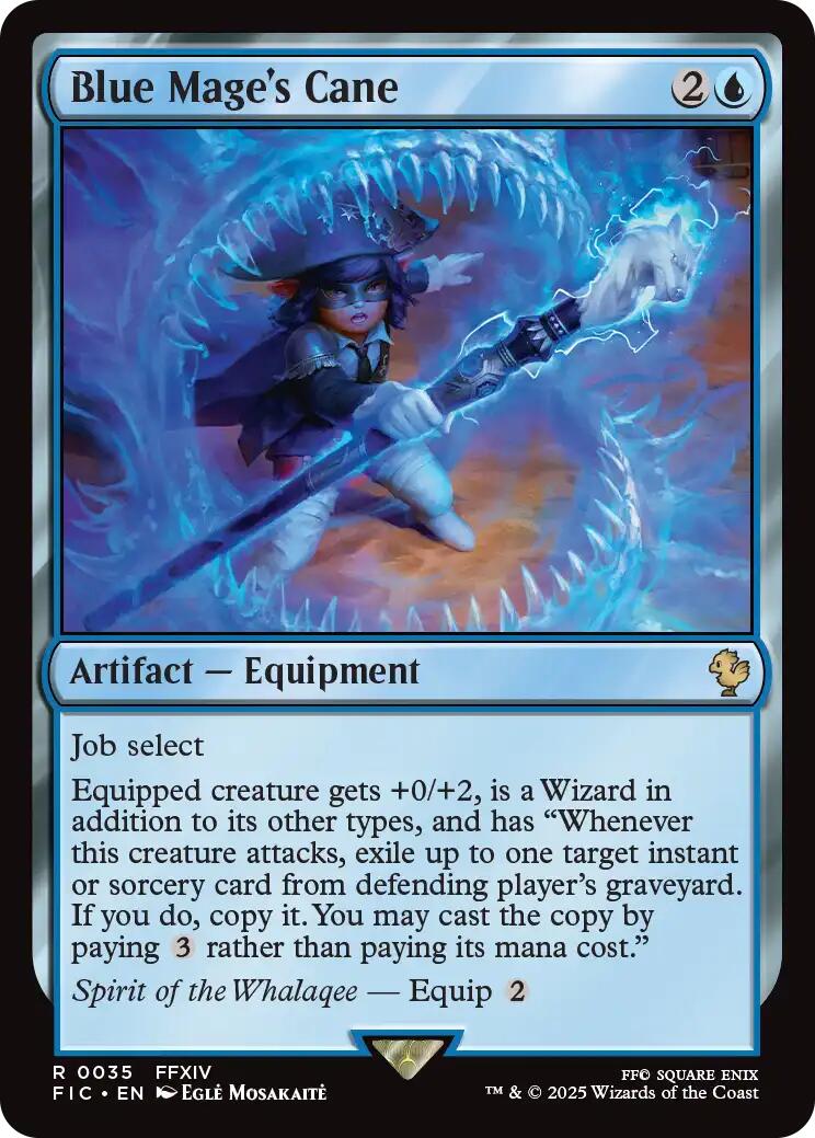 Blue Mage's Cane (Surge Foil) [FINAL FANTASY Commander] | Clutch Gaming
