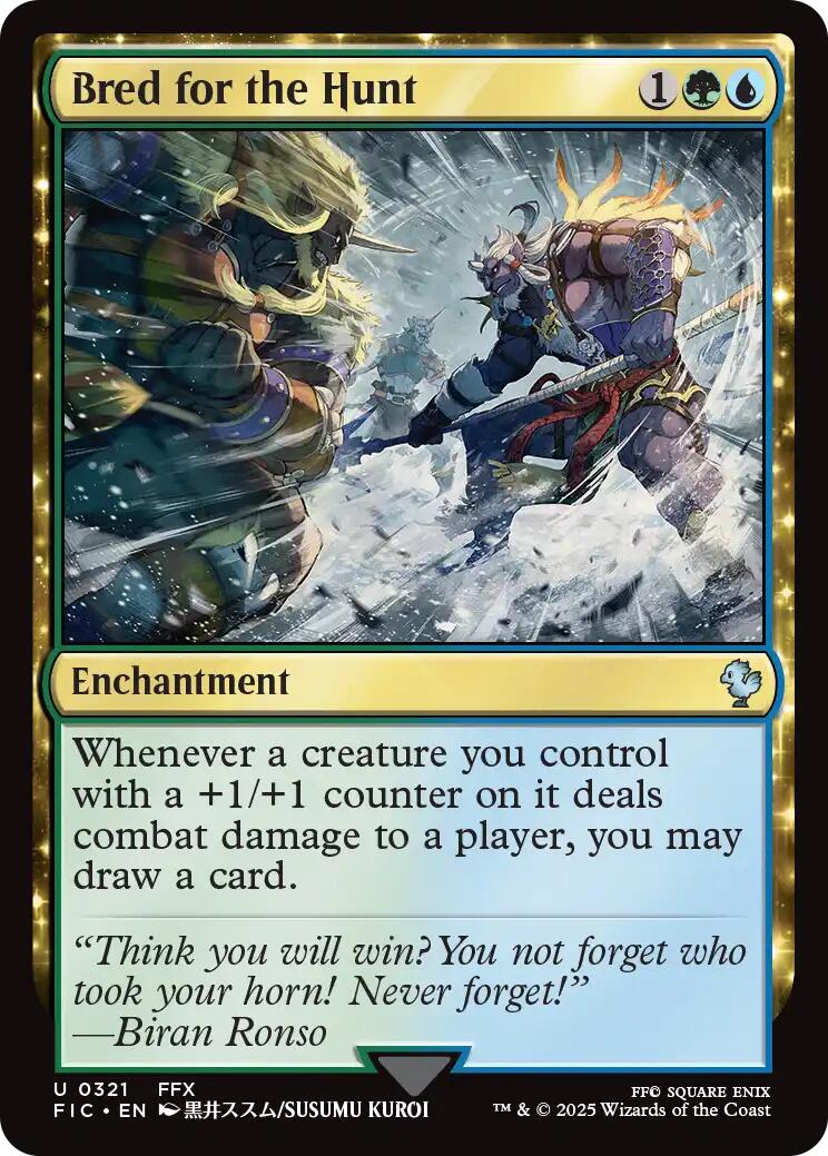 Bred for the Hunt (Surge Foil) [FINAL FANTASY Commander] | Clutch Gaming