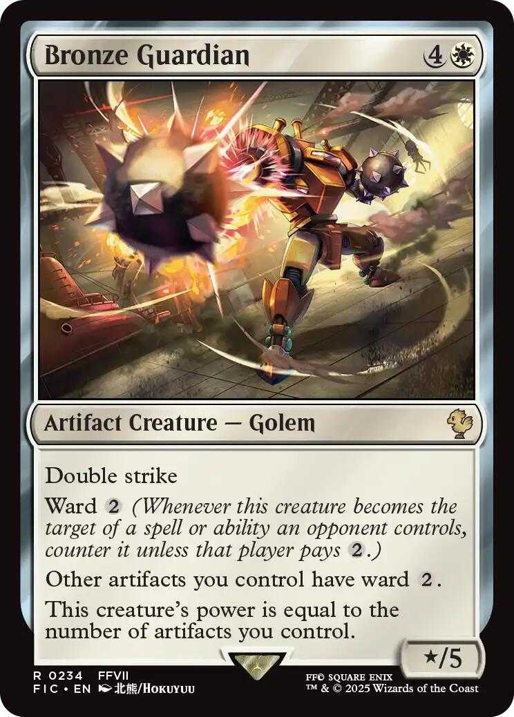 Bronze Guardian (Surge Foil) [FINAL FANTASY Commander] | Clutch Gaming