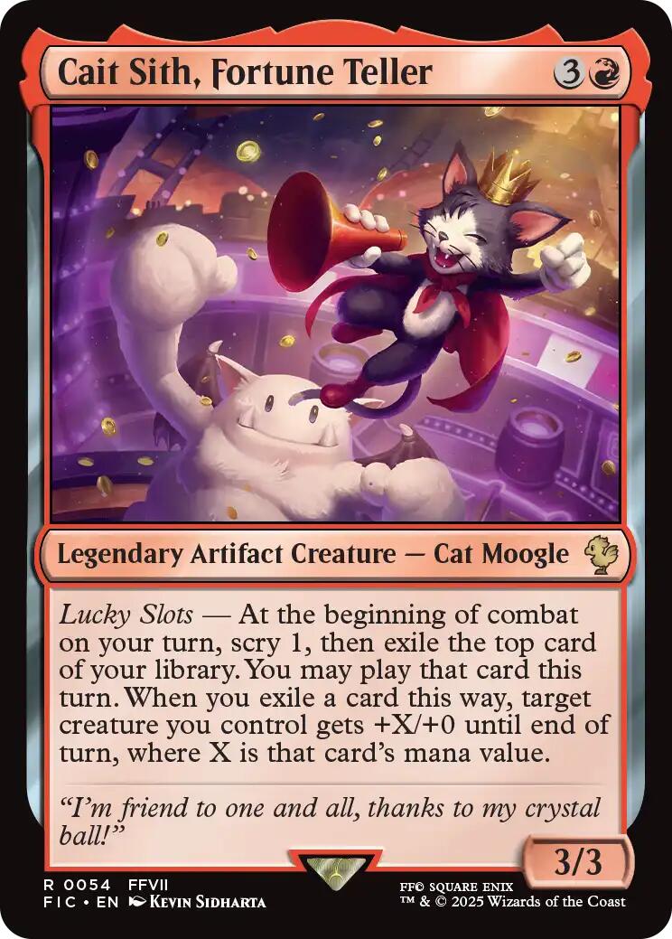 Cait Sith, Fortune Teller (Surge Foil) [FINAL FANTASY Commander] | Clutch Gaming