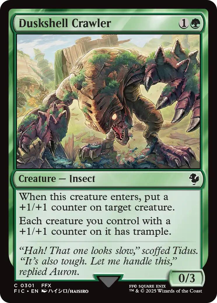 Duskshell Crawler (Surge Foil) [FINAL FANTASY Commander] | Clutch Gaming