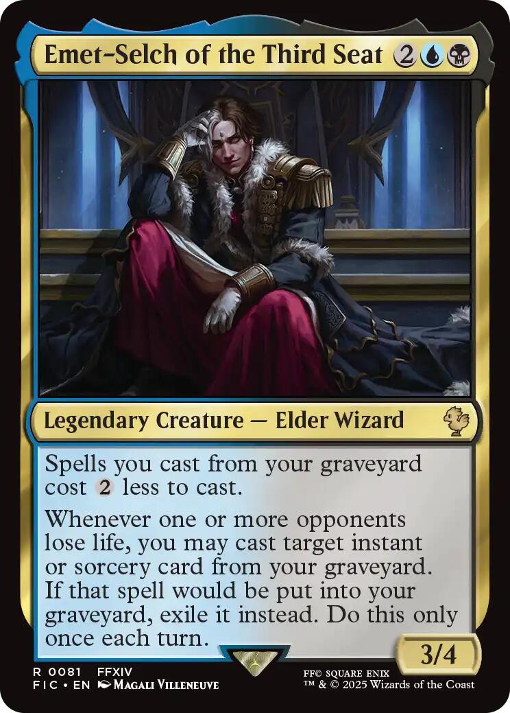 Emet-Selch of the Third Seat (Surge Foil) [FINAL FANTASY Commander] | Clutch Gaming