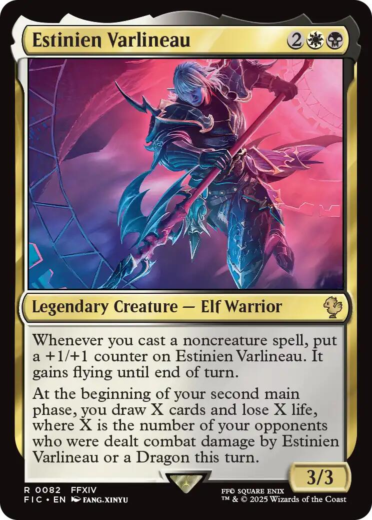 Estinien Varlineau (Surge Foil) [FINAL FANTASY Commander] | Clutch Gaming
