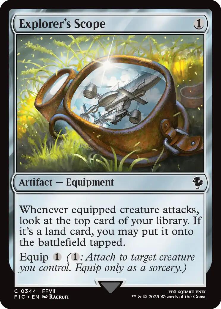 Explorer's Scope (Surge Foil) [FINAL FANTASY Commander] | Clutch Gaming