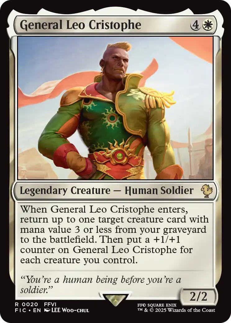 General Leo Cristophe (Surge Foil) [FINAL FANTASY Commander] | Clutch Gaming