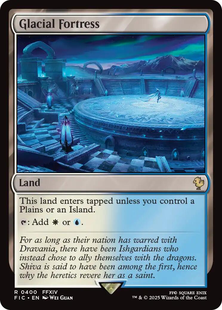Glacial Fortress (Surge Foil) [FINAL FANTASY Commander] | Clutch Gaming