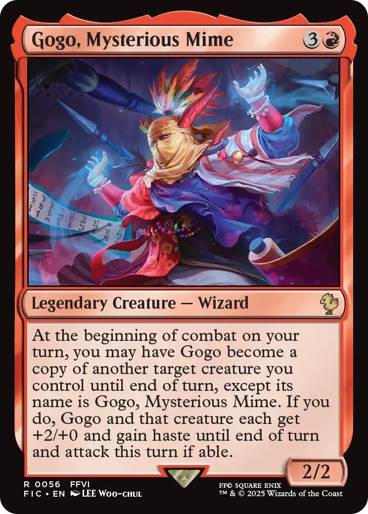 Gogo, Mysterious Mime (Surge Foil) [FINAL FANTASY Commander] | Clutch Gaming