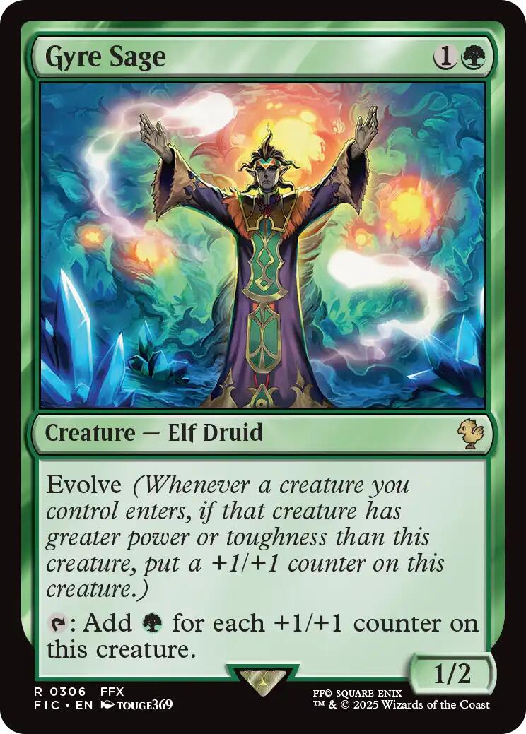 Gyre Sage (Surge Foil) [FINAL FANTASY Commander] | Clutch Gaming