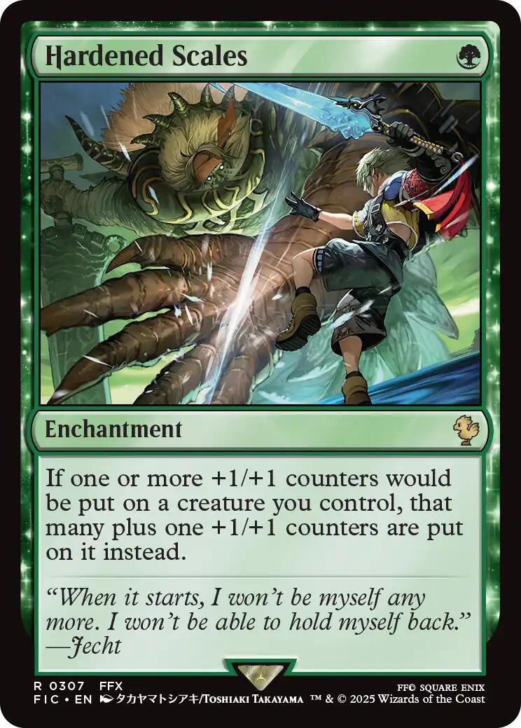 Hardened Scales (Surge Foil) [FINAL FANTASY Commander] | Clutch Gaming