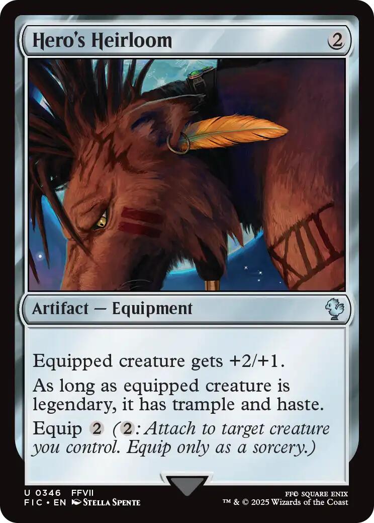 Hero's Heirloom (Surge Foil) [FINAL FANTASY Commander] | Clutch Gaming