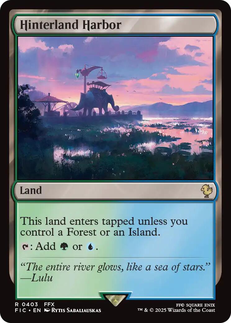 Hinterland Harbor (Surge Foil) [FINAL FANTASY Commander] | Clutch Gaming