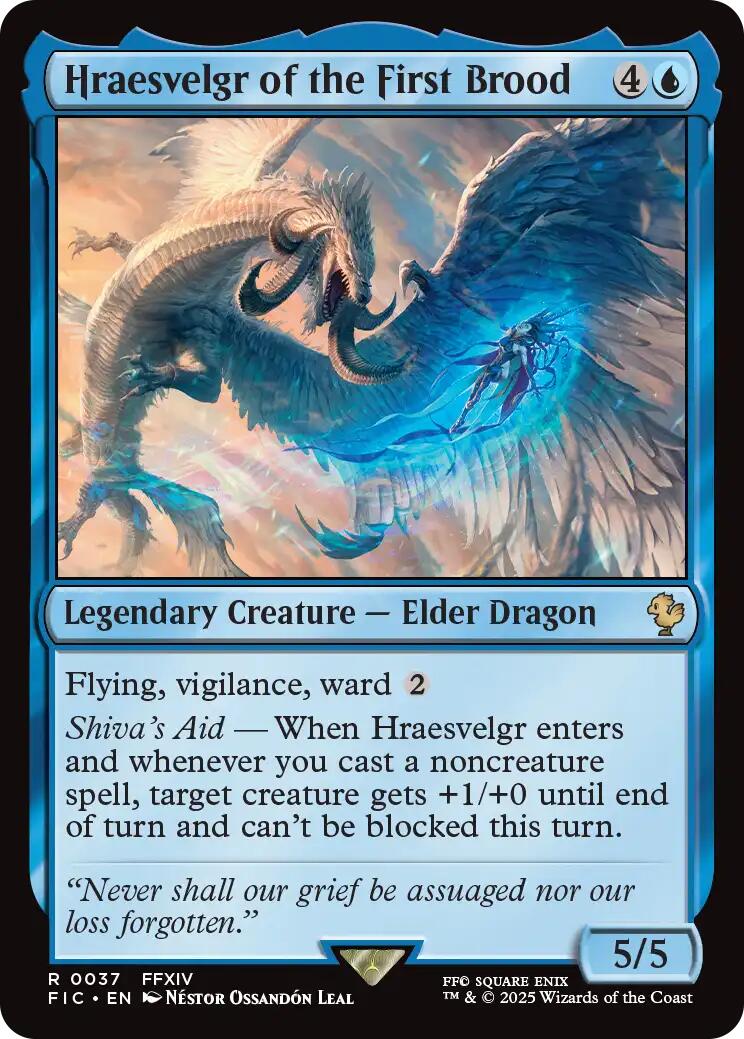 Hraesvelgr of the First Brood (Surge Foil) [FINAL FANTASY Commander] | Clutch Gaming