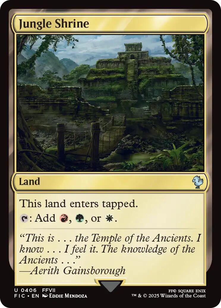 Jungle Shrine (Surge Foil) [FINAL FANTASY Commander] | Clutch Gaming