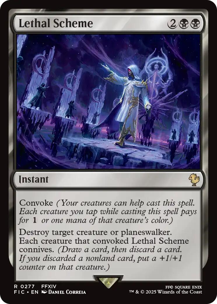 Lethal Scheme (Surge Foil) [FINAL FANTASY Commander] | Clutch Gaming