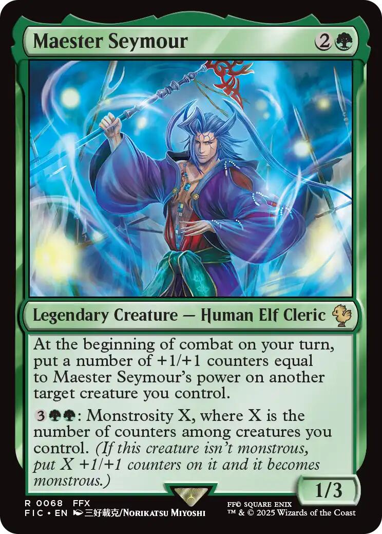 Maester Seymour (Surge Foil) [FINAL FANTASY Commander] | Clutch Gaming