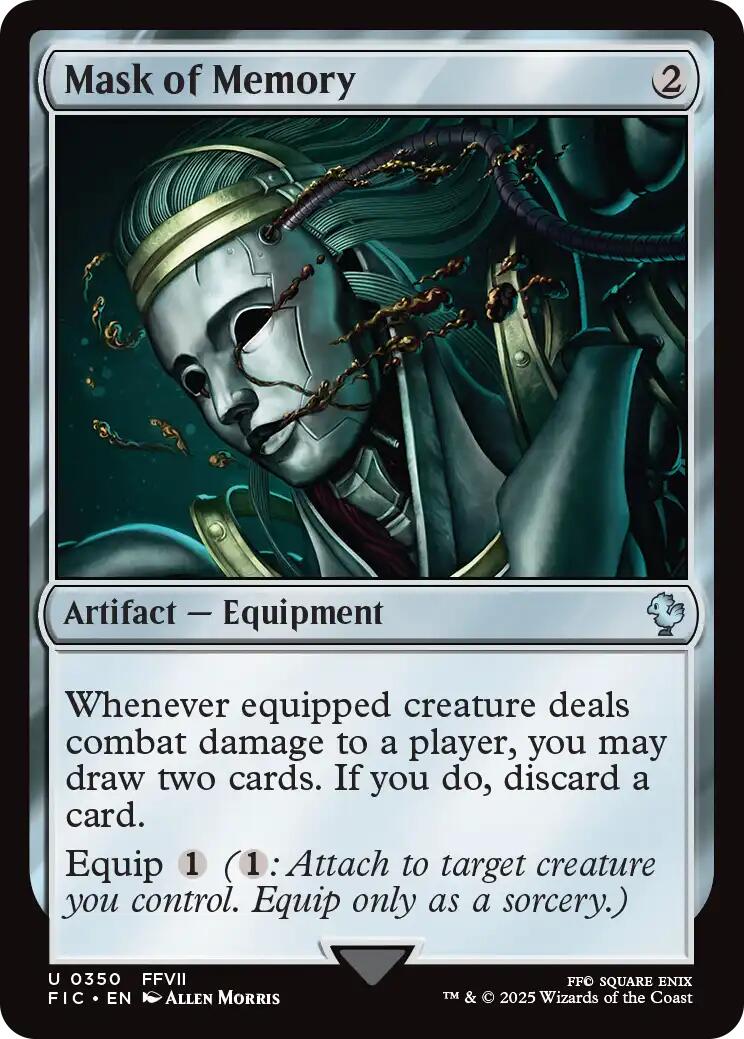 Mask of Memory (Surge Foil) [FINAL FANTASY Commander] | Clutch Gaming